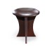 Taburet rotund tapitat wenge